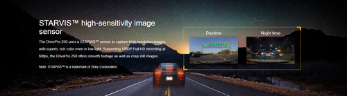 Transcend 32GB DrivePro 250 dashcam, Suction Mount, GPS Transcend 32GB DrivePro 250 dashcam, Suction Mount, GPS